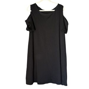 Black Cold Shoulder Dress XXL / 1X